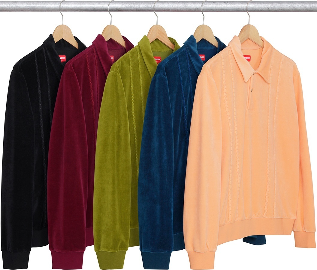 Velour L/S Polo